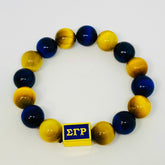 SGRho Gold and Royal Tigers Eye Bracelet